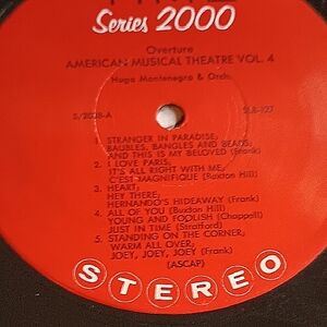 Time Series 2000 Red Vinyl Record
